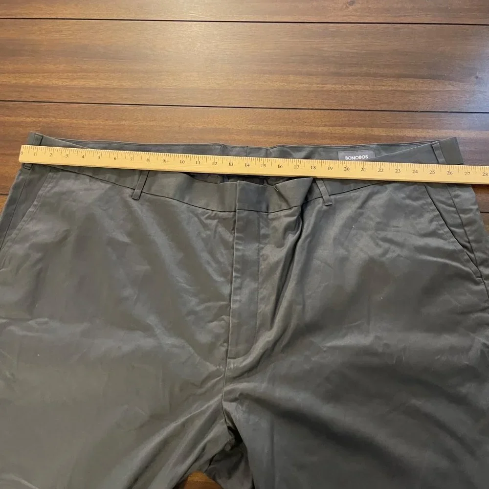 Bonobos Men's Friday Slate Grey Straight Fit Weekday Warrior Pants Size 54x32